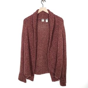 Anthropologie Monogram Knit Wool Alpaca Cardigan